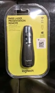 Logitech R400 Laser Presentation Remote USB Receiver Windows Compatible