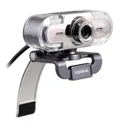 PAPALOOK PA452 Webcam 1080P, HD Web Camera with Colorful LED Lights and Mic