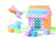 Geometric shape assembly of children's puzzle building blocks digital toys