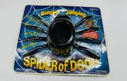Vintage Spider of Doom Bungee Jumping Spider Halloween Decoration NIP
