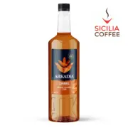 1l Arkadia ** CARAMEL ** Flavoured Premium Syrup - Cafe Use SICILIA COFFEE