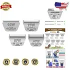 Low Noise Dog Grooming Blades - 4 Pack for Andis, Oster A5, Wahl KM10 Clippers