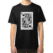 Leonardo Dicaprio Laughing Meme Deck Card King of Hearts T-shirt
