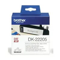 在飛比找樂天市場購物網優惠-BROTHER DK-22205原廠連續標籤帶 62mm 白