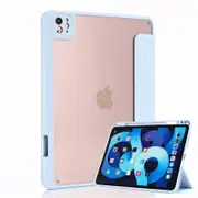 Magnetic Detachable Case For iPad Pro11/Air 4 10.9inch Trifold Stand Cover-LightBlue
