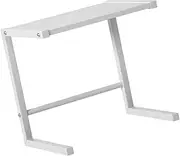 Generic Microwave Racks Organizers Fryers Door Shelves Microwave Ovens Fryer Stand Countertop Kitchenware Racks Air Fryer Over Retro Microwave Shelf Stand Holder Cabinet Carbon Steel White