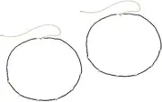 [VALICLUD] 2pcs Small Daisy Waist Chain Beaded Body Jewellery for Women African Waist Beads Belly Daisy Jewellery Waist Chains for Women Bikini Body Bead Body Chain Jewelry Black Glass Beads
