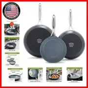 Valencia Pro Induction Fry Pan Set - 8", 9.5", 11" Ceramic Nonstick Convenience