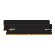 Crucial Pro 32GB (1x32GB) DDR5 UDIMM 5600MHz CL46 Black Heat Spreader Support Intel XMP AMD Ryzen for Desktop PC Gaming Memory