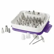 Wilton Master Tip Set 55 Piece Cake Decorating Tools Storage Case NEW