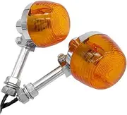 Indicators Flowing Turn Signal for XL100 C70 CT70 CT90 CB350 CM400 CB450 CB750 Motorcycle Indicators Flashers Blinker Amber Lamp 10mm Turn Signal Turn Signal Indicator