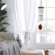 Wind Chime Windchimes Outdoors Deep Tone Bamboo Wind Chime Pendant Handmade Ornament for Terrace Garden Interior Hanging Ornament Outdoor Yard Wind Bell Decoration (Color : D)
