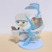 LAST ONE Disney DuckTales 2017 Standee Gyro Gearloose bathtub time machine Japan