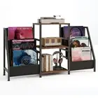 Record Player Turntable Stand Table w/ Vinyl Organiser Storage Display Shelves