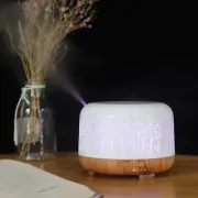 Air Humidifier Essential Oil Diffuser 300ML L Ultrasonic Mist Maker LED Lamp