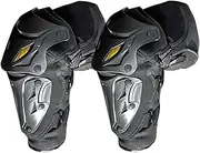 Motorcycle Knee Pads, Adjustable Mountain Bike Knee Pads, Reusable Leg Shield, Lightweight Racing Gear for Outdoor Activities, Adventure
