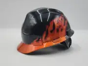 MSA Specialty Cap Style Hard Hat V-GARD with Ratchet Suspension (Flame)