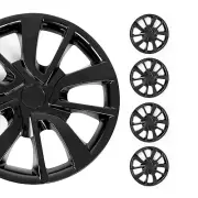 15 Inch Wheel Covers Hubcaps for Genesis Black Gloss