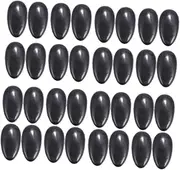 BATHVEVE 50 Pair Ear Covers for Hair Dyeing Durable and Reusable Ear Protectors Easy to Clean Hair Coloring Accessories for Home and Salon Use Black