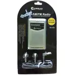 Portable Pocket AM/FM Radio with Telescopic Antenna & 3.5mm Jack
