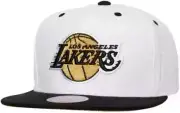Mitchell & Ness Los Angeles Lakers MVP Snapback Cap Hat White/Black