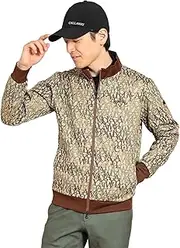 [Callaway] C23217101 Men's Full Zip Sweatshirt, Logo Print, Cardboard Knit, Golf