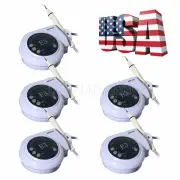 5 Packs Dental Ultrasonic Scaler Portable + Handpiece Tips for EMS Cavitron
