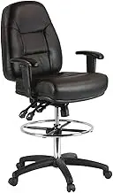 Harwick Multi-Function Leather Drafting Chair