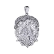 Courtney Davis Tree of Life Celtic 925 Sterling Silver Pendant Fine Jewelry