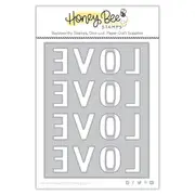Honey Bee Love A2 Cover Plate Honey Cuts Die