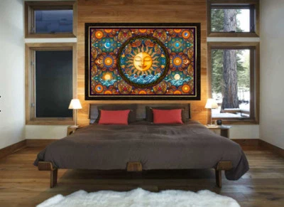 Sunshine Healing Tapestry by Dan Morris, soft washable fabric, choose size