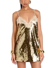 Retrofete Olive Sequin Dress