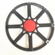 1 Pc 10" ABS Plastic Speaker Cover Grill For Car Audio DJ PA Speaker Black & Red