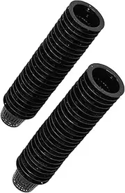 Planting Basket Mesh Pot Round Hydroponic Containers Root Fixer for Vegetables Black 50PCS