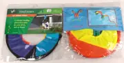 2 NIP VTG Wind Design Glimmer Twister 50” & Rainbow Twister 80" Windsocks