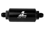 Aeromotive In-Line Fuel Filter Black 10 Micron S/S Element -6AN Male Ends