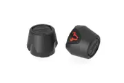SW-Motech Slider set for front axle - Black. Moto Guzzi V100 Mandello/S, V85/TT/Strada.