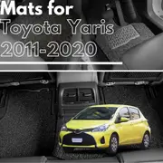 for Toyota Yaris 2011-2020, Premium Car Floor Mats
