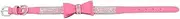 Mipcase 1 Set Pet Diamond Collar Pet Collar Cat Rhinestone Neck Tie Pet Neckerchief Breakaway Dog Collar Small Collar Bow- Tie Pet Neckties Choker Scarf Dog Leash Pink Microfiber The Cat