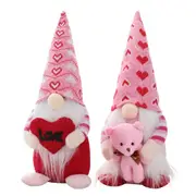 Valentine's Day Gifts Gnome Gonks Faceless Doll Plush Elf Holiday Ornament Decor