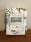 New Set of 2 Sea & Sand Home Fish Seahorse Quilted Standard Pillow Shams 20”x26”