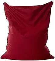 ZLYTQZHGBHD Home Cotton Linen Cloth Lazy Sofa ，Without Filling (Color : Red)