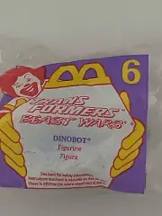 1997 McDonald's Happy Meal Toy Transformers Beast Wars Dinobot #6 NIB
