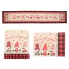 Christmas Christmas Table Runner Chair Cover Set Red Christmas Santa Dinner