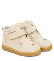 [Donsje] Donsje Mika Kitten leather booties UK 0 white