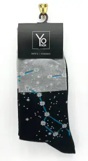 Yo Sox Socks Astrology Stars Men's Cotton Polyester Blend Sock Size 7-12