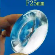 2PC Focal length 25mm Round Plastic Fresnel lens For Flashlight & LED lighting