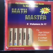 MATH MASTER: The complete Reference Guide to Mathematics CD-ROM NEW