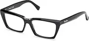 [MaxMara] MM5180 001 Shiny Black 53/14/140 Women's Glasses, 001 Shiny Black, 53/14/140