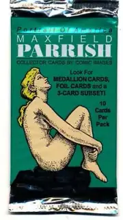 1994 Comic Images Maxfield Parrish Fantasy Art Trading Card Pack